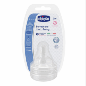 Chicco - Tétine physio teat anti colic silicone - 2M+
