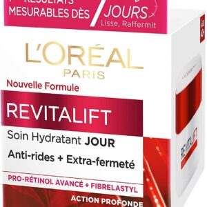 L’Oréal Paris – Revitalift – Soin Jour Hydratant – Anti-Rides & Extra-Fermeté – Anti-Âge – 50 mL