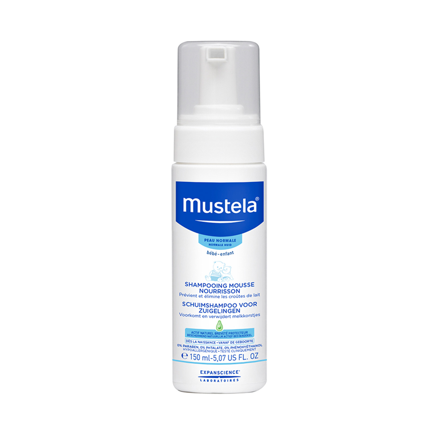 Mustela Shampooing Mousse Nourrisson 150 ml