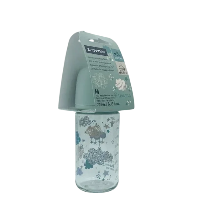 Suavinex Biberon En Verre Anti-Colique 3m+ 240 ml