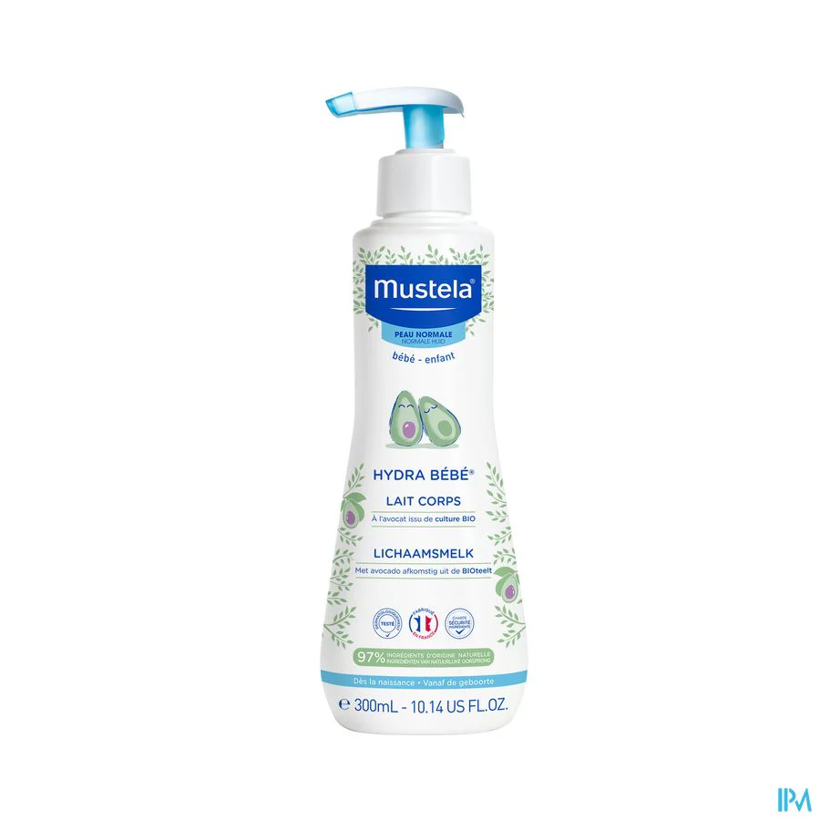 Mustela Hydra -Bebe Lait Corps Peaux Normales 300Ml