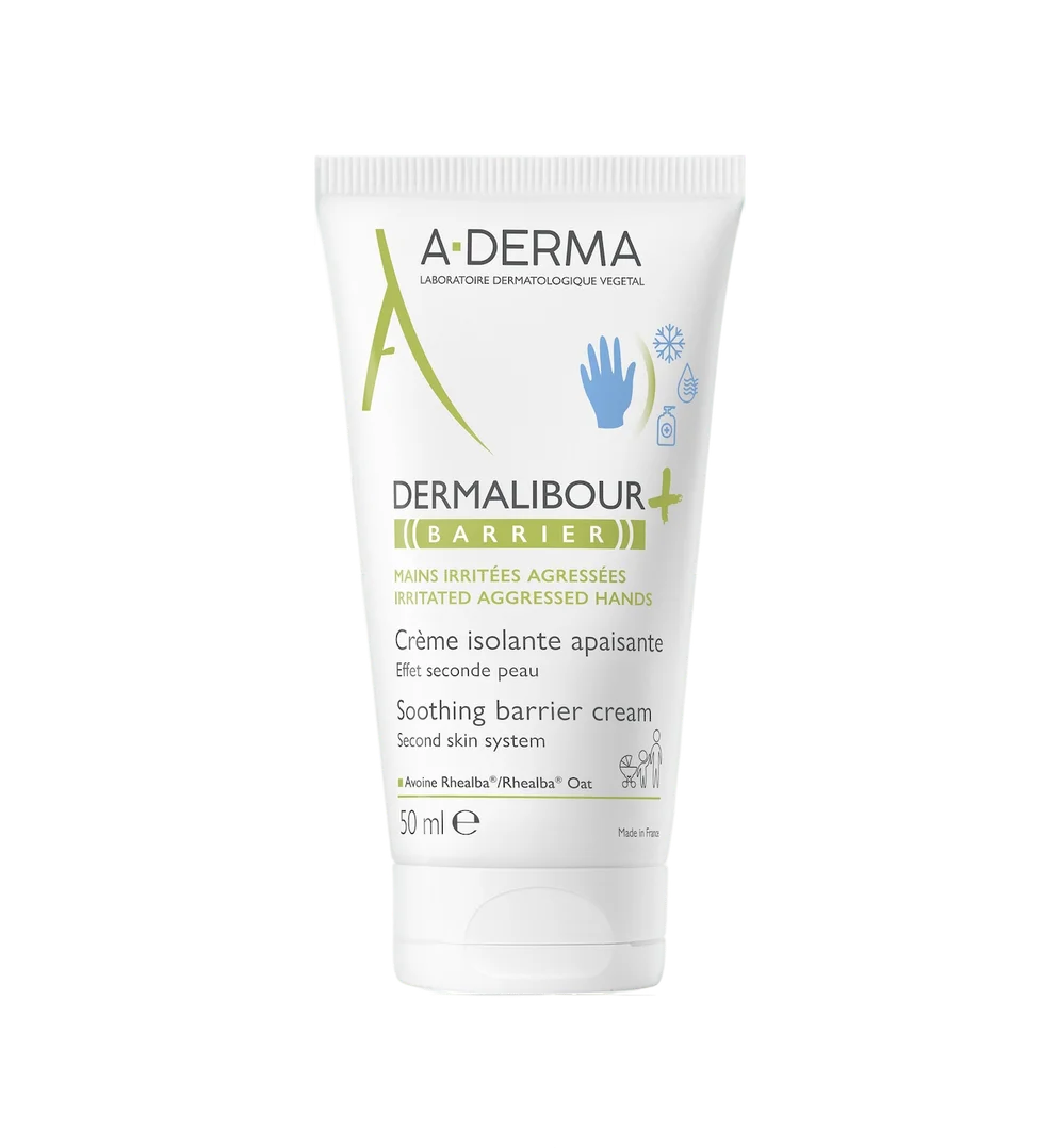 A-Derma Dermalibour+ Barrier Crème Isolante Apaisante Mains 50 ml
