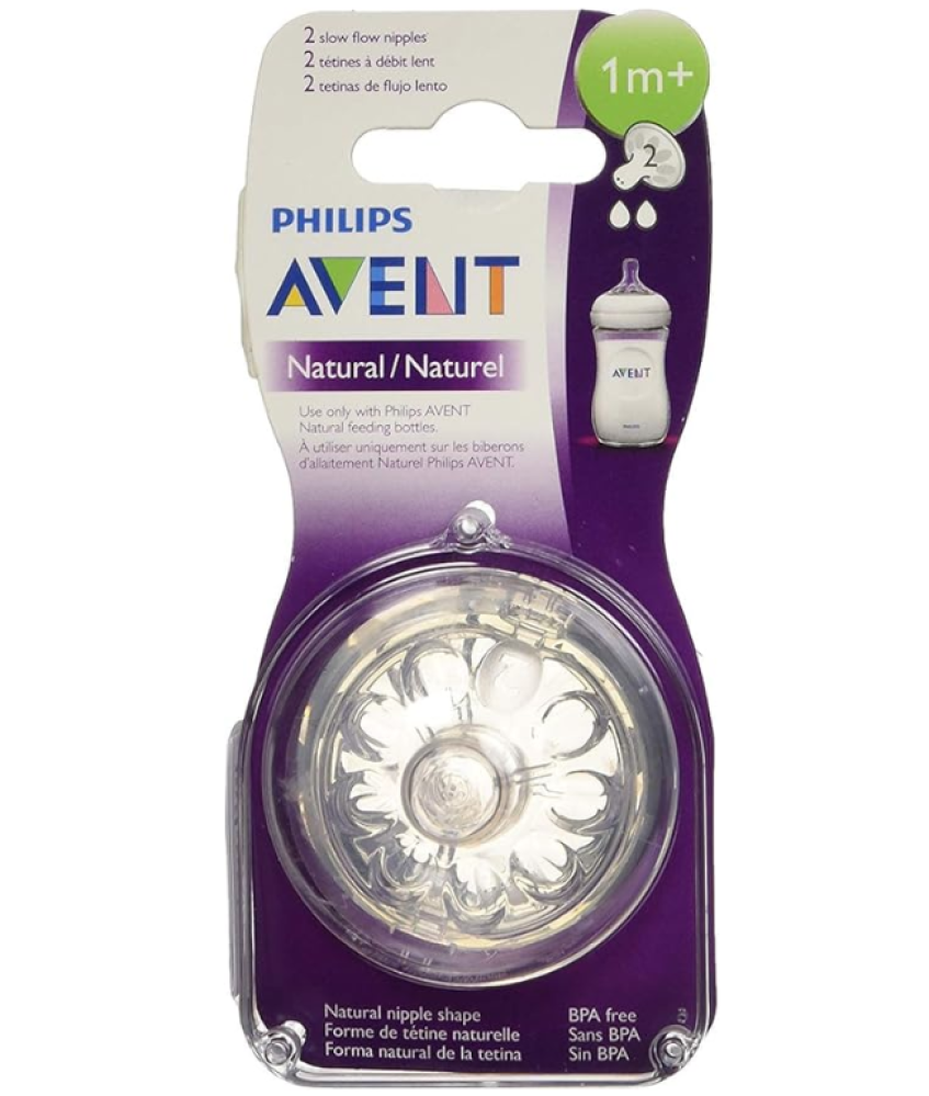 AVENT 2 TETINES 1M+ NATUREL