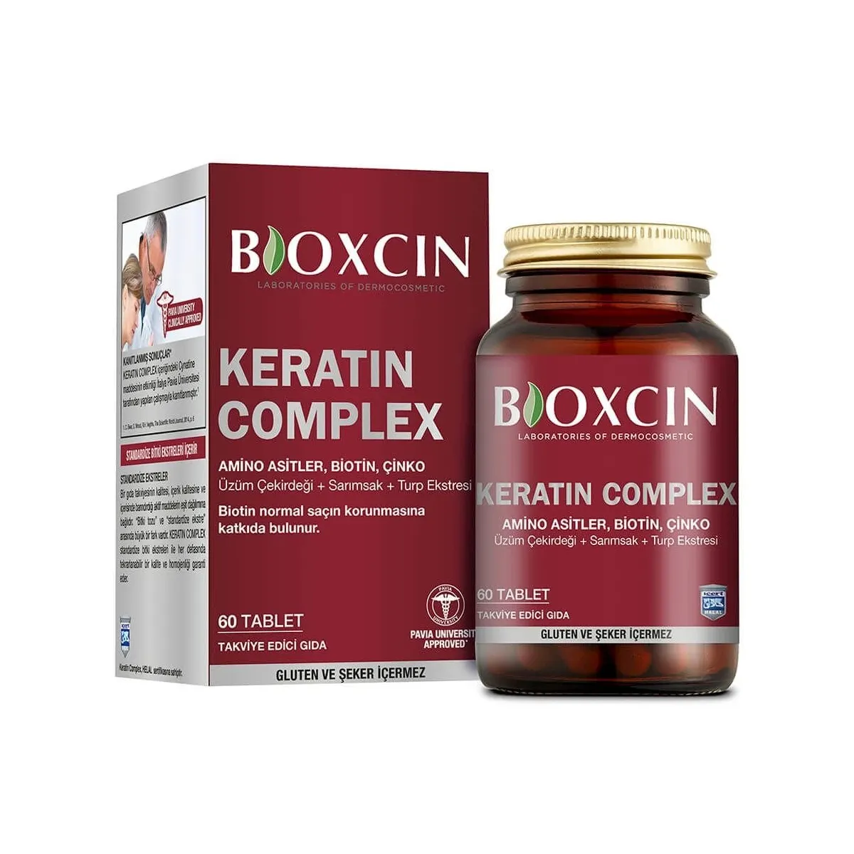 Bioxcin keratin Complex 60 comprimes