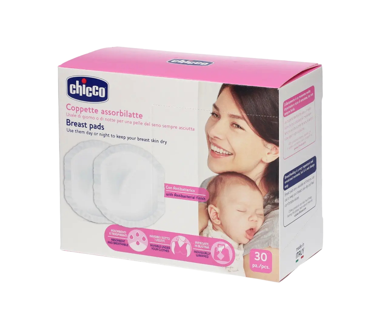 Chicco Coussinets d’Allaitement Jetables 30 pièces