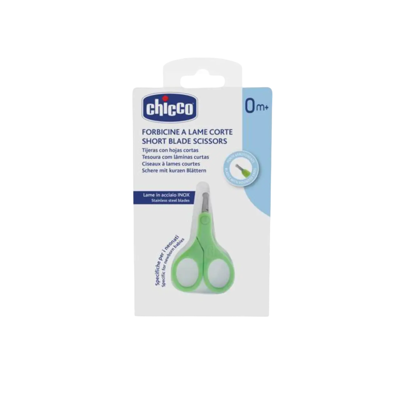 Chicco Ciseaux À Lame Courte Pour Bébé 0 mois+