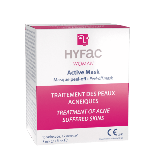 Hyfac Women Active Mask Masque Peel-Off (15 Sachets)