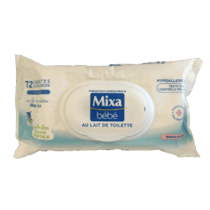 Mixa Bébé Lingettes Au Lait De Toilette (72 Unités)