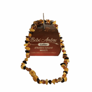 Bébé Ambre Collier D’Ambre Naturel – Multi
