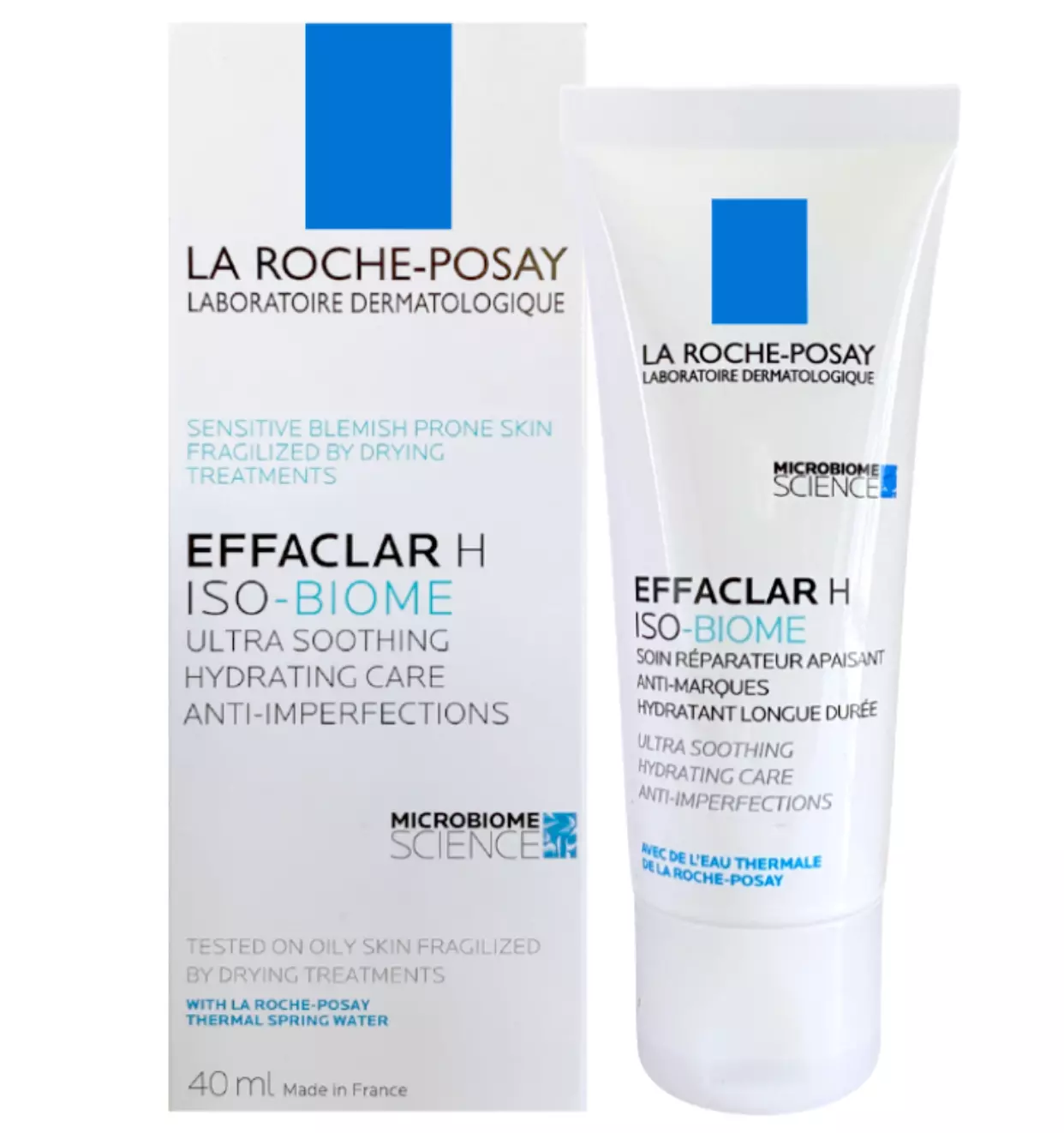 LA ROCHE POSAY EFFACLAR H ISO-BIOME - Soin Réparateur Apaisant Anti-Marques Hydratant