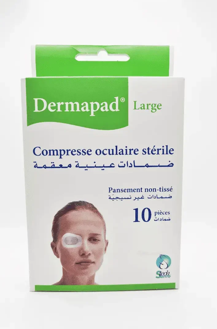 COMPRESSE DERMAPAD OCULAIRE LARGE