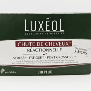Luxéol Chute de Cheveux : Programme 3 Mois cp