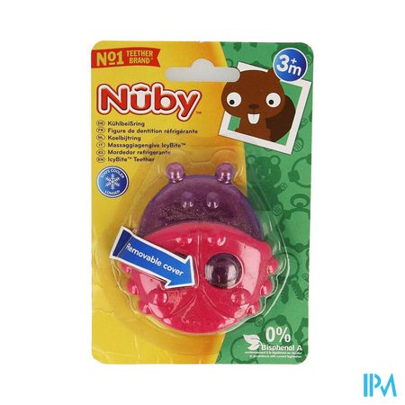 NUBY ANNEAU DE DENT FORME ANIMAL AVEC GEL 3M