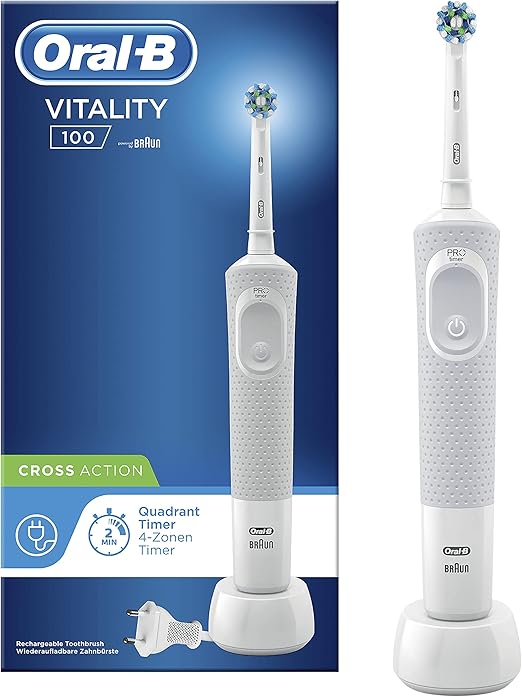 Brosse à dent électrique rechargeable Oral-B PRO 600 Sensitive3D White