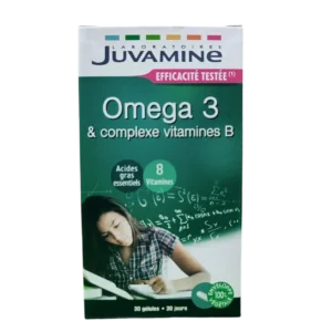 Juvamine Omega 3 & Complexe Vitamine B 30 Gélules