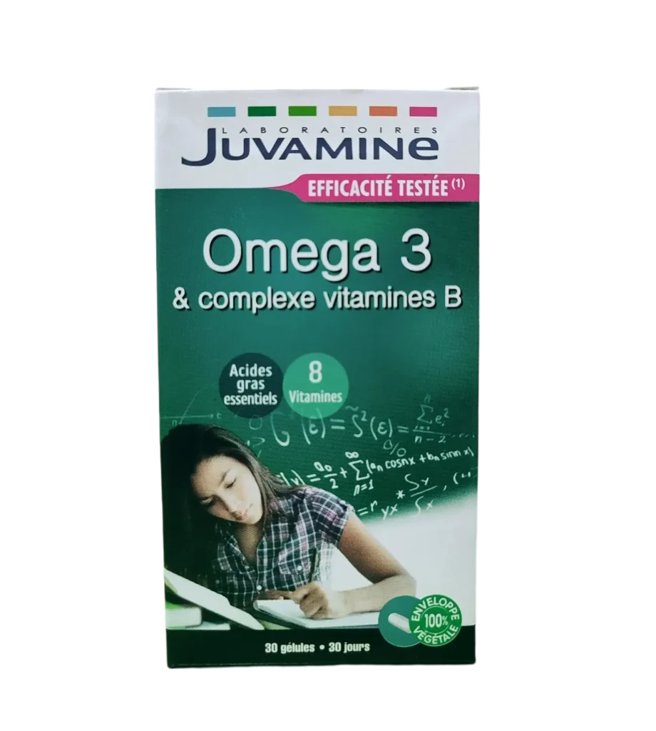 Juvamine Omega 3 & Complexe Vitamine B 30 Gélules