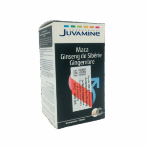 Juvamine Maca – Ginseng de Sibérie – Gingembre 40 comprimés