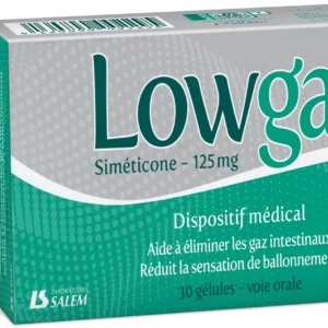 LOWGAS GELULES 125MG B/30