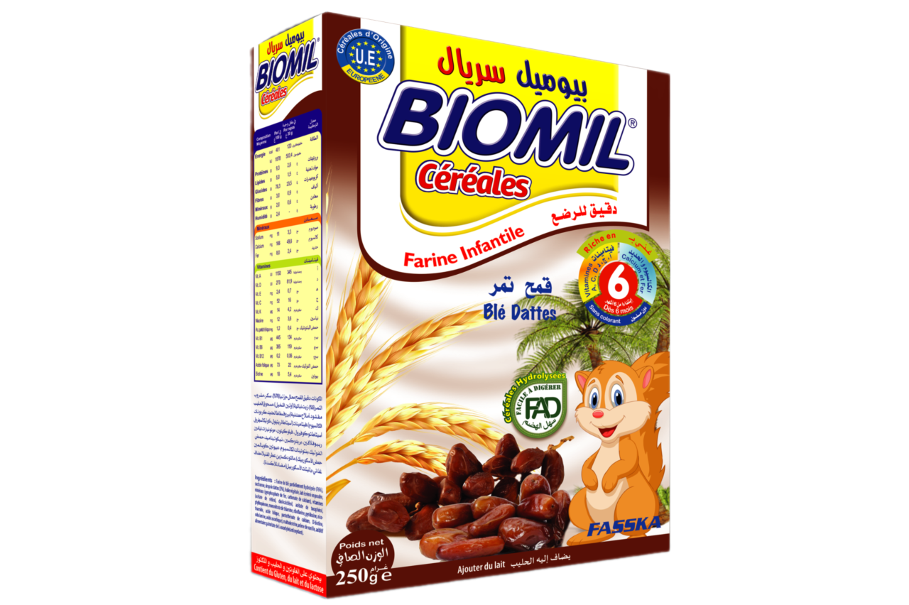 BIOMIL FARINE BLE DATTES 6 MOIS