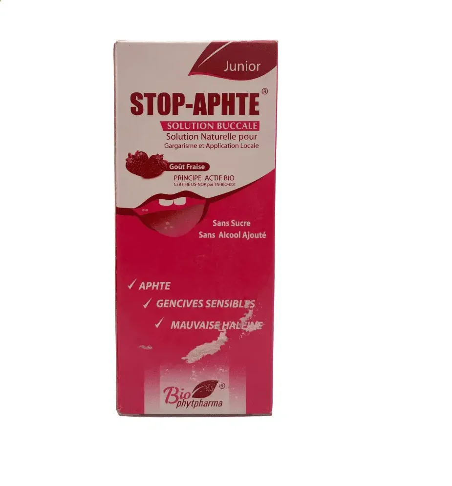 STOP APHTES SOLUTION BUCC JUNIOR 125 ML