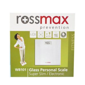Rossmax Balance Electronique Personelle Fine En Verre WB 101