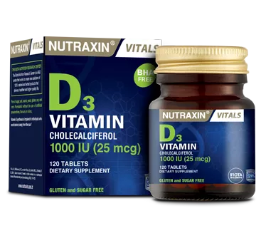 Nutraxin Vitamine D3 1000UI (25mcg)