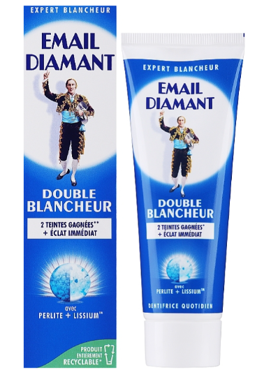 Email Diamant – Dentifrice Double Blancheur – 75 ml