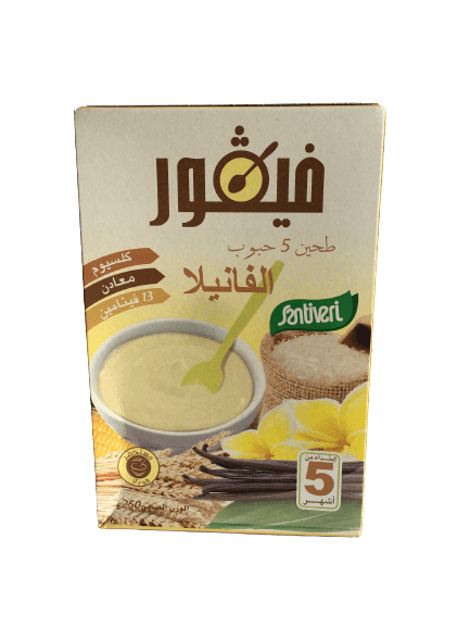 VIGOR FARINE 5 CEREALES VANILLE