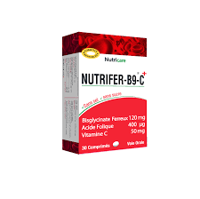 NUTRICARE NUTRIFER VIT B9 VITC POUR L ANEMIE