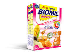 BIOMIL FARINE NON LACTEE RIZ+MAIS 4MOIS