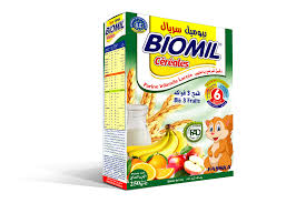 BIOMIL FARINE LACTEE BLE+3FRUITS 6MOIS