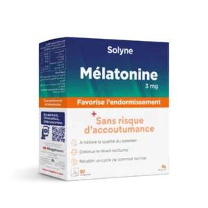 SOLYNE MELATONINE 3 MG BT 30