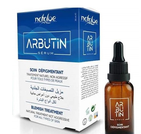 Nataloe Arbutin Serum Soin Depigmentant Traitement Naturel Non Agressif 30Ml