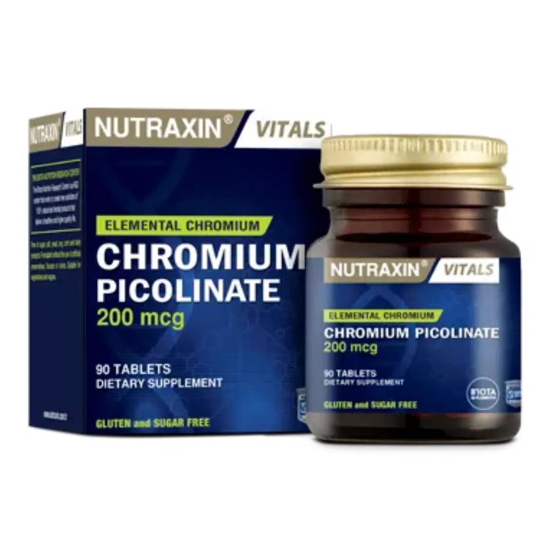Nutraxin Chromium Picolinate 200mcg B/90 Comprimés