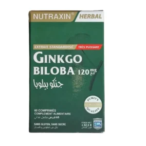 Nutraxin Ginkgo Biloba 120mg B/60 Comprimés