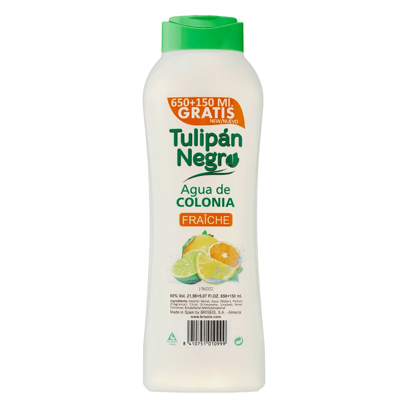 TULIPAN NEGRO EAU DE COLOGNE FRAICHEUR 800ML