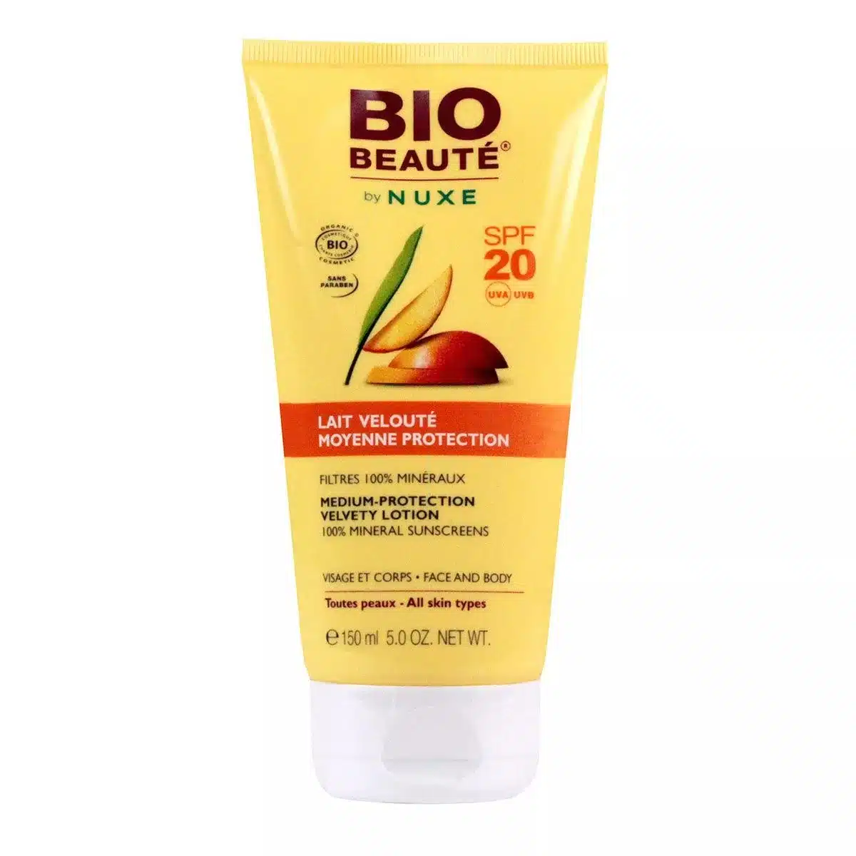 NUXE Bio Beauté Lait Velouté Moyenne Protection SPF20