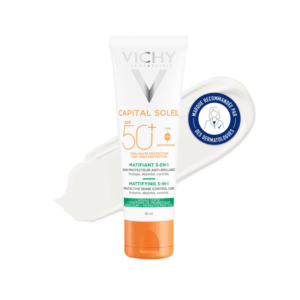 Vichy Capital Soleil Crème Solaire Matifiante 3en1 SPF50+ Peau Mixte Acnéique | 50ml
